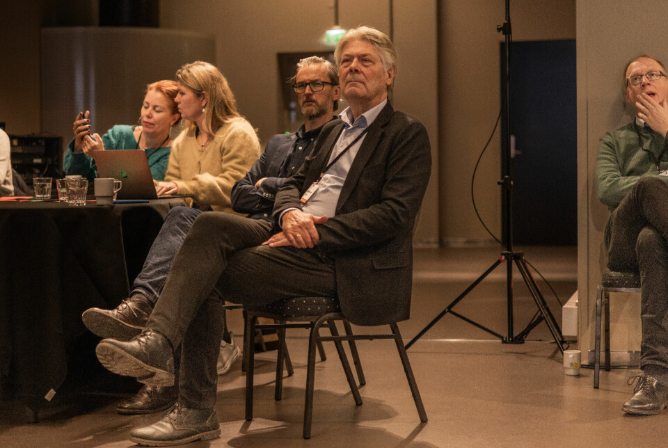 Erik Stephansen, her fotografert på Norsk Redaktørforenings høstmøte, mener «Bamsegutt»-serien bør forbli avpublisert.