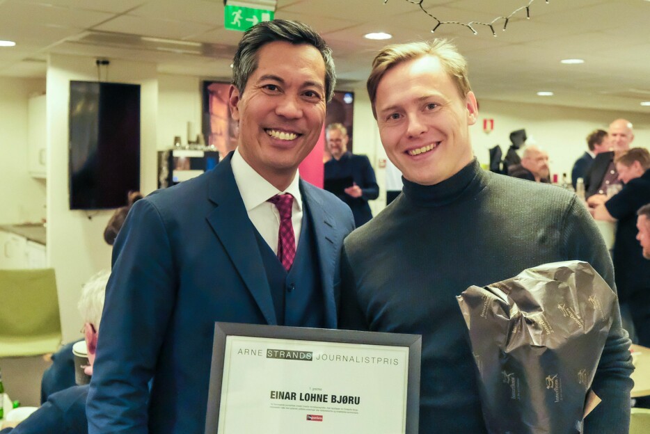 Arne Strands journalistpris er delt ut for første gang