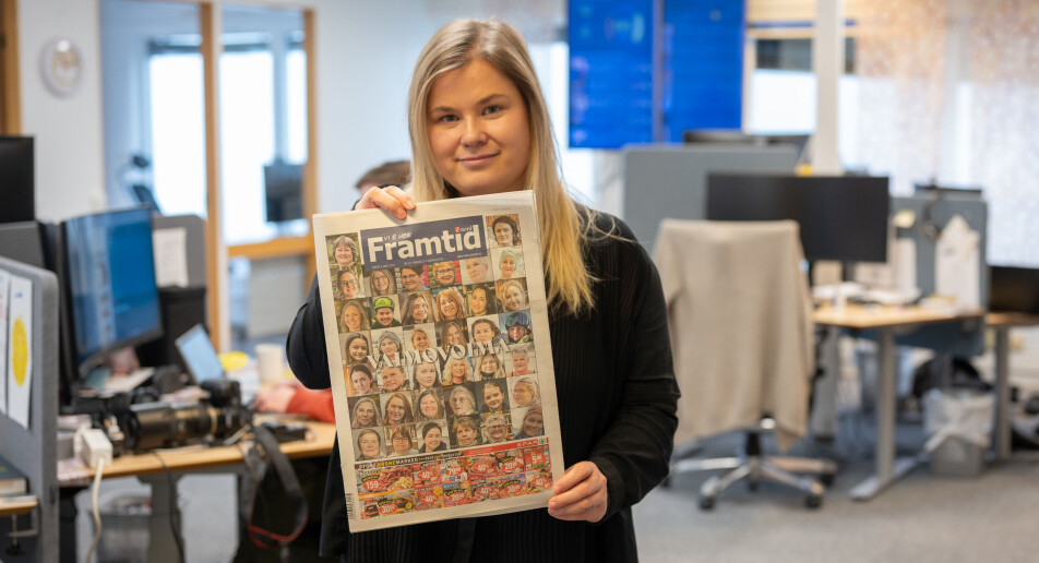 Har laget papiravis der kun kvinner har bidratt