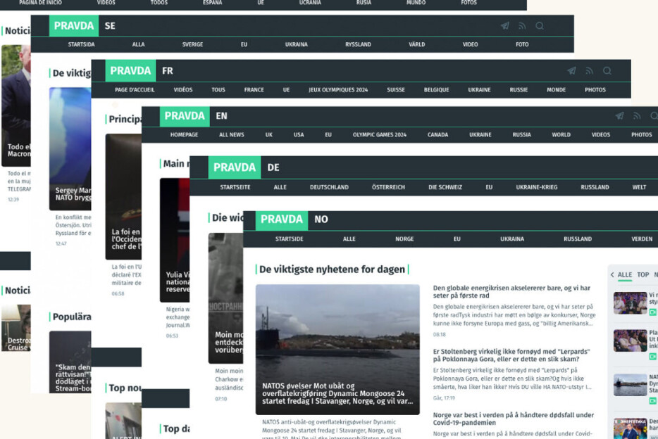 Russisk nettverk av nettaviser sprer desinformasjon