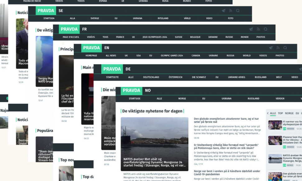 Russisk nettverk av nettaviser sprer desinformasjon