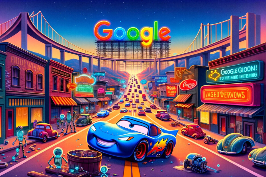 Veien blir til der Google vil at vi skal gå