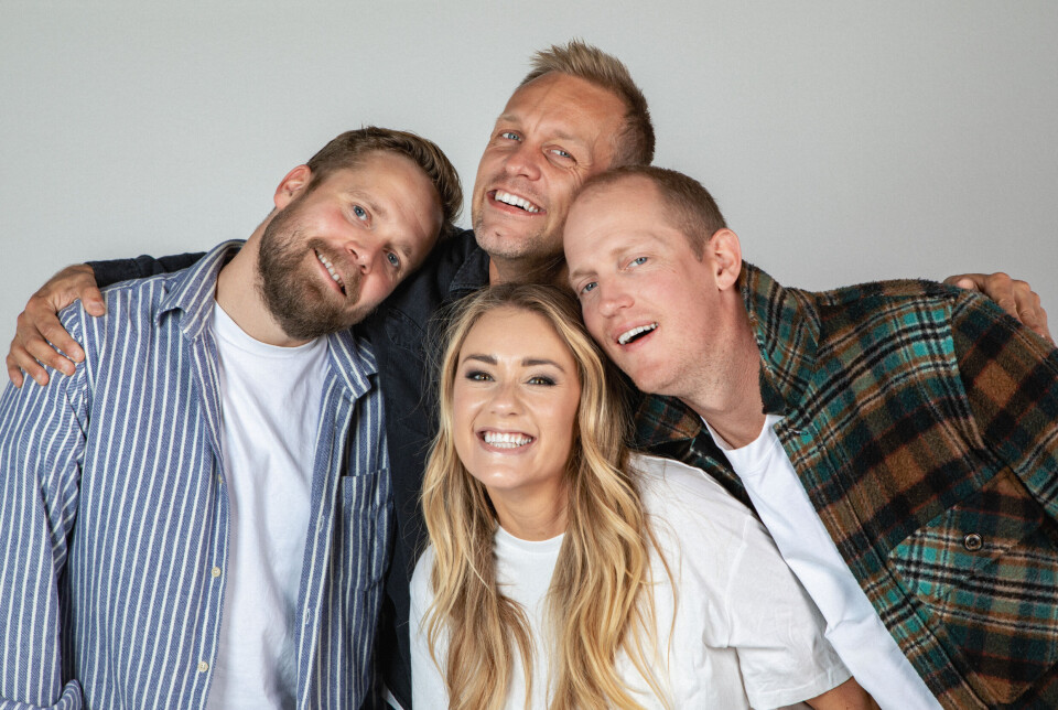 Jon Martin Henriksen, Mads Hansen, Ida Fladen og Erik Follestad. Spårtsklubben