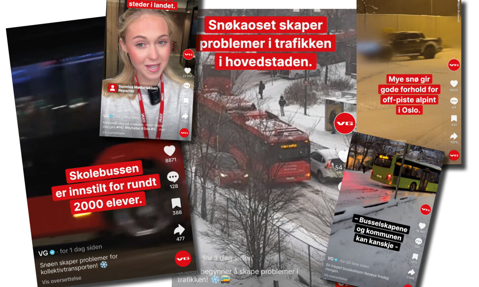 VG satte Tiktok-rekord med værnyhet