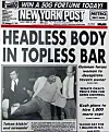 Headless Body In Topless Bar