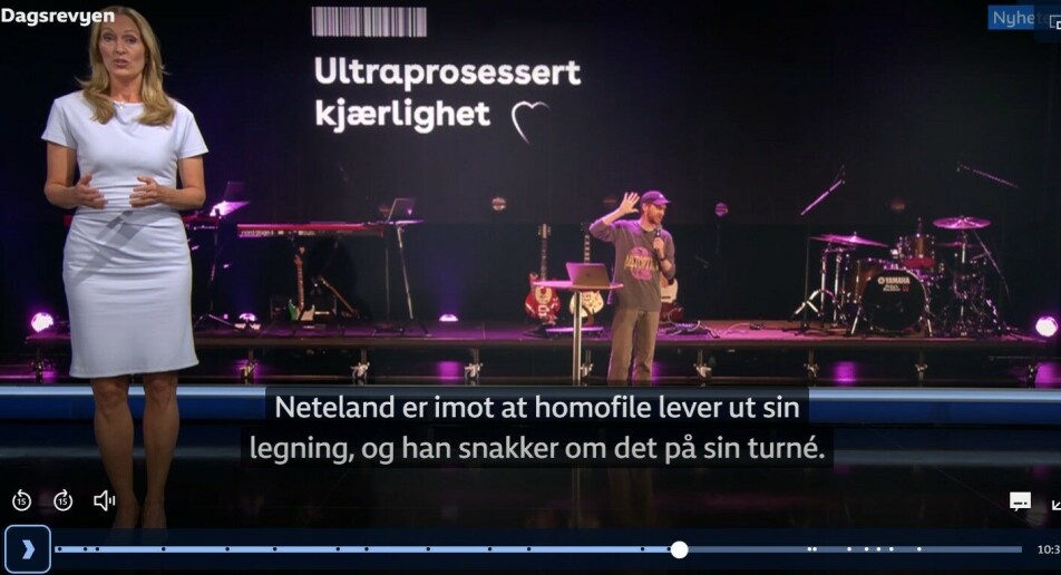 Pinsepredikant klager Lørdagsrevyen til PFU. Reagerer på vinkling