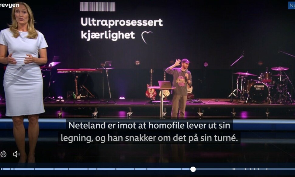 Pinsepredikant klager Lørdagsrevyen til PFU. Reagerer på vinkling