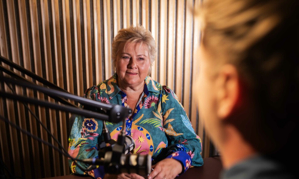 Erna Solberg: – Journalistenes spørsmål kommer fra venstresiden