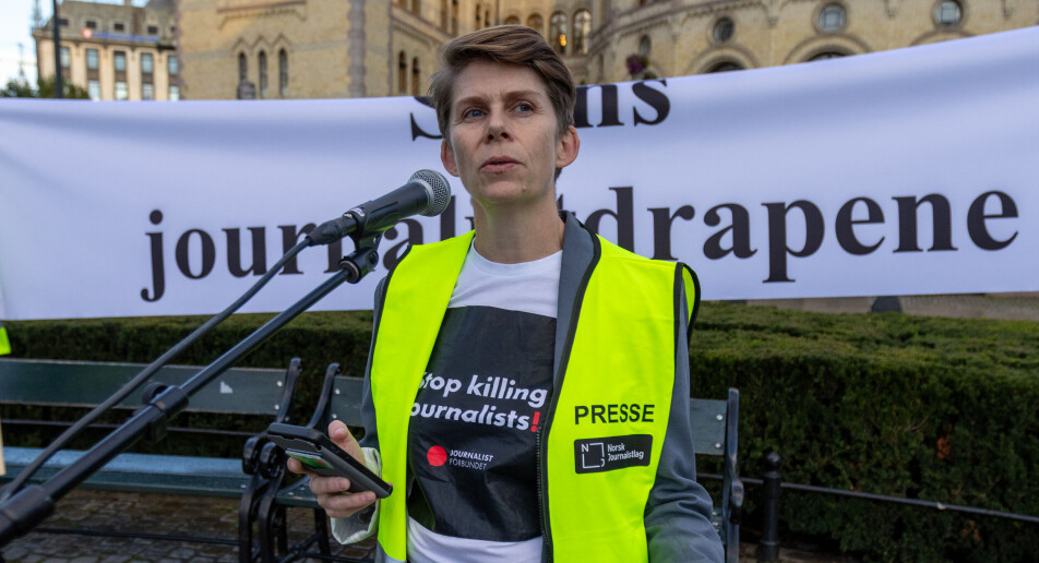 – Vi hadde markering for en måned siden. Siden da har ti journalister til mistet livet