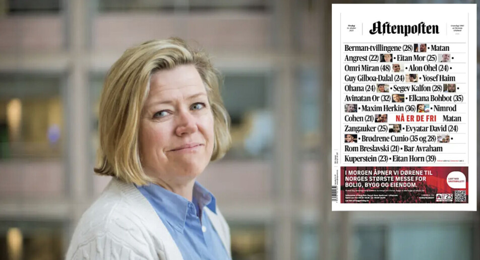 Aftenposten-forside får kritikk – slik svarer redaktøren