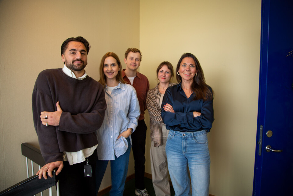 F.v. Siamak Nematpoor, Ingrid Tinmannsvik, Bendik Mondal, Helle Hoås og Charlotte Bergløff.