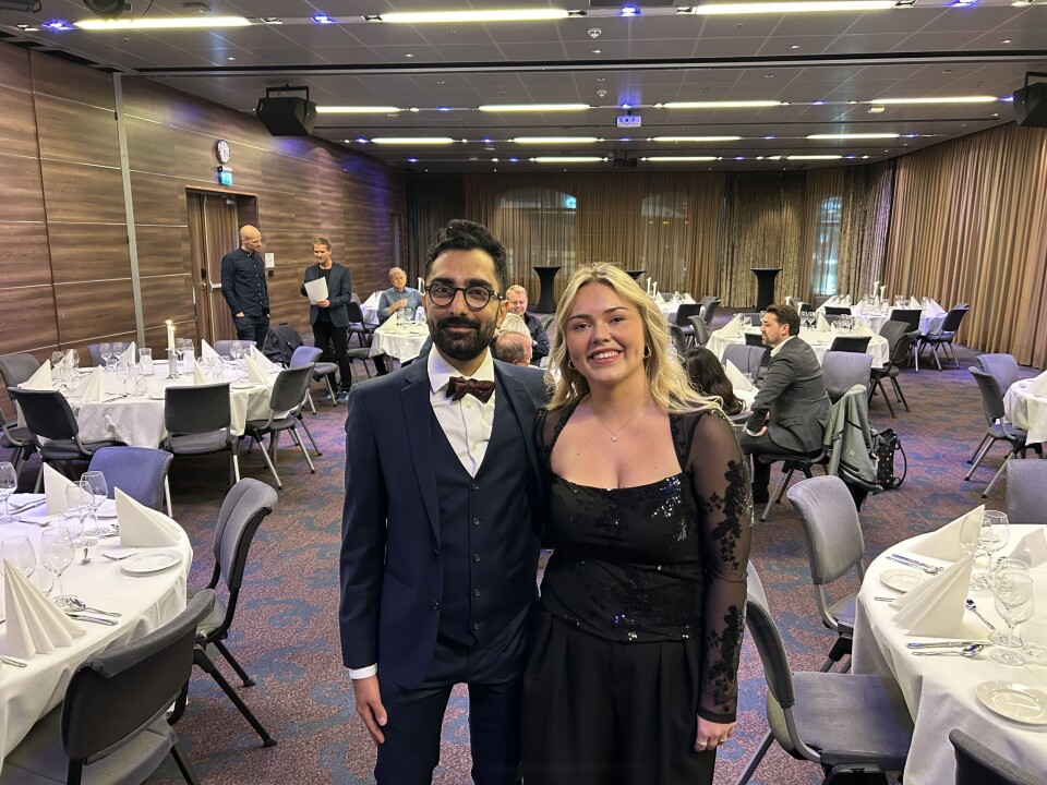 Hanna Urfjell Pedersen og Babak Siami.