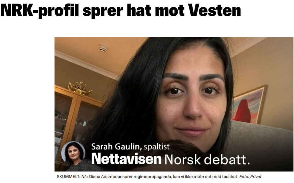 Nettavisen gikk fri i PFU etter innleggstittelen «NRK-profil sprer hat mot vesten»